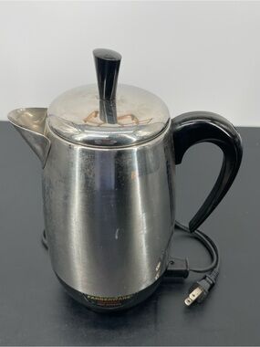 Farberware Black and Silver Electric Coffee Perculator